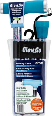 Drive Medical Glow N Go Foldncane,celebration - Each - Image 2