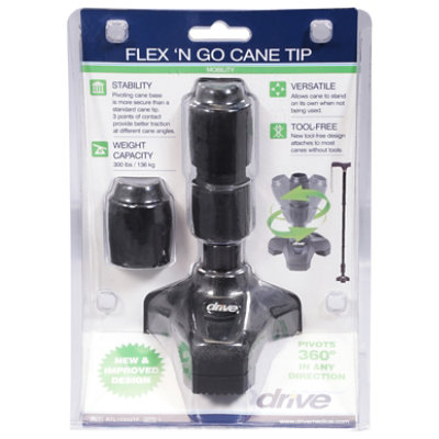 Drive Medical Flex And Go Tool Free Cane Tip 1 PC/Blstr - Each - Image 3