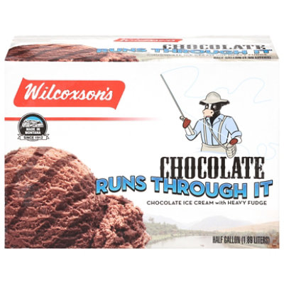 Wilcoxson's Chocolate Runs Through It Ice Cream - 0.5 Gallon - Image 2