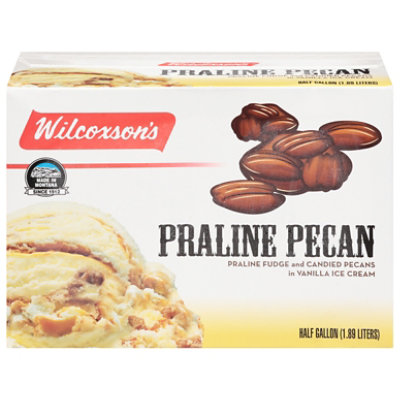 Wilcoxson's Pecan Praline Maple Flavored Ice Cream - 0.5 Gal - Image 2