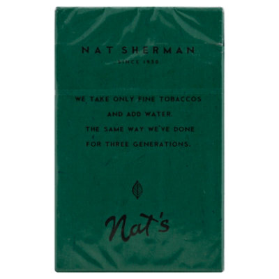 Nat Sherman Cigarettes Naturals Menthol FSC - Pack - Image 4