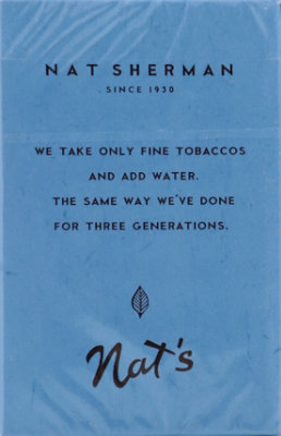Nat Sherman Cigarettes Naturals Mellow Blue FSC - Pack - Image 4
