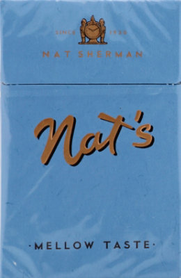 Nat Sherman Cigarettes Naturals Mellow Blue FSC - Pack - Image 2