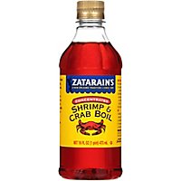 Zatarain's New Orleans Style Liquid Crab Boil - 16 Fl. Oz. - Image 1