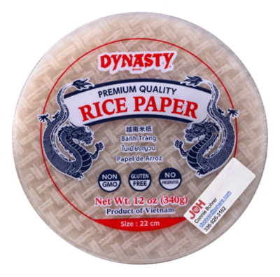 Dynasty Premium Quality Rice Paper, 12 oz - Fry's Food Stores