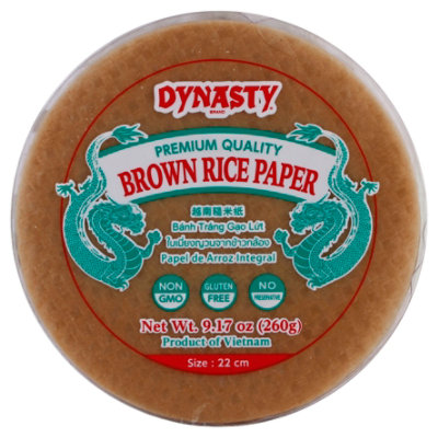 Dynasty Brown Rice Paper - 9.17 Oz - Tom Thumb