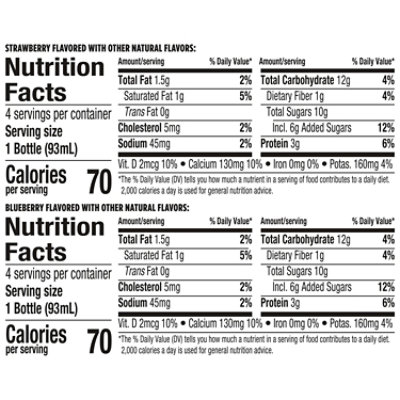 Activia Probiotic Dailies Strawberry & Blueberry Yogurt Drink Variety Pack - 8-3.1 Fl. Oz - Image 3