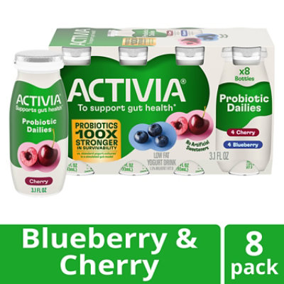 Activia Probiotic Dailies Blueberry & Cherry Yogurt Drink