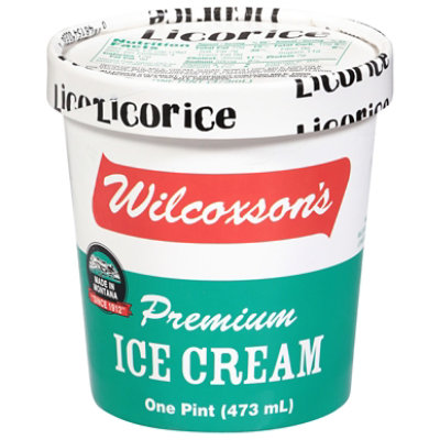 Wilcoxson's Black Licorice Ice Cream - 1 Pint - Image 2