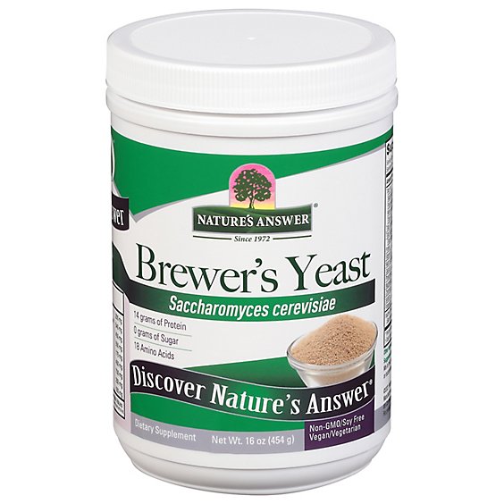 Natures Answer Brewers Yeast - 16 Oz