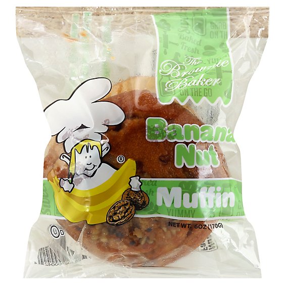 Brownie Baker Banana Nut Muffin - 6 Oz