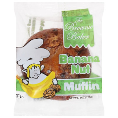 Brownie Baker Banana Nut Muffin - 6 Oz