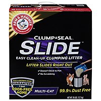 ARM & HAMMER Slide Easy Clean Up Multi Cat Clumping Cat Litter - 28 Lb - Image 1