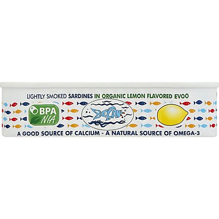Bela Sardines Lightly Smoked in Organic Extra Virgin Olive Oil Lemon Flavored - 4.25 Oz - Image 6