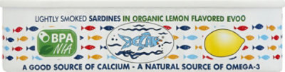 Bela Sardines Lightly Smoked in Organic Extra Virgin Olive Oil Lemon Flavored - 4.25 Oz - Image 6