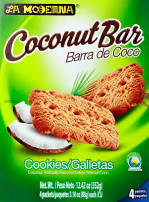 La Moderna Cookies Coconut - 12.42 Oz - Image 2
