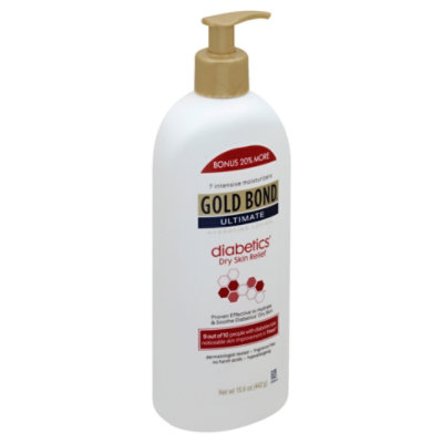 Gold Bond Ultimate Diabetic Dry Skin Relief Lotion Bonus - 15.6 Oz