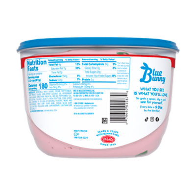 Blue Bunny Holiday Peppermint Stick Frozen Dessert - 48 Fl. Oz. - Image 1