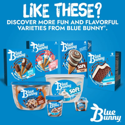 Blue Bunny Holiday Peppermint Stick Frozen Dessert - 48 Fl. Oz. - Image 5