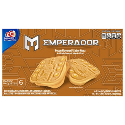 EMP ガステラロエ べグイニー錦 プラチナホワイト / AL197 Gamesa Emperador Cookies Sandwich Pecan Artificially Flavored Box
