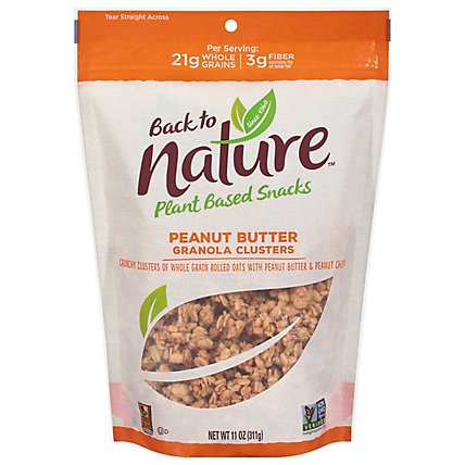 Back To Nature Granola Clusters Peanut Butter - 11 Oz - Image 2