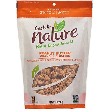 Back To Nature Granola Clusters Peanut Butter - 11 Oz - Image 1