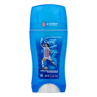 Secret Antiperspirant & Deodorant Invisible Solid Active Fresh - 2.6 Oz