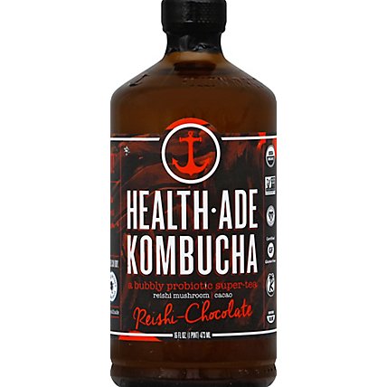 Health Ade Kombucha Choclate Reishi - 16 Oz - Image 2