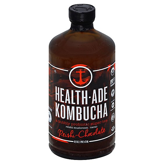 Health Ade Kombucha Choclate Reishi - 16 Oz