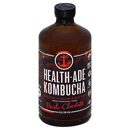 Health Ade Kombucha Choclate Reishi - 16 Oz - Image 1