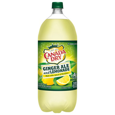 Canada Dry Ginger Ale And Lemonade Soda, 2 L