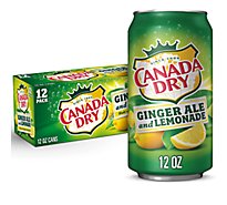 Canada Dry Ginger Ale & Lemonade In Can - 12-12 Fl. Oz.