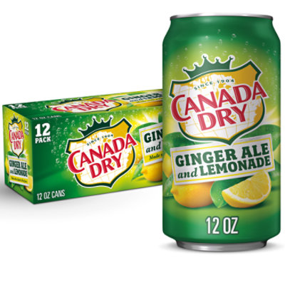 Canada Dry Ginger Ale And Lemonade Soda In Can - 12-12 Fl. Oz. - Image 1