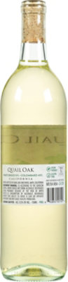 Quail Oak Wine Pinot Grigio - 750 Ml - Image 4