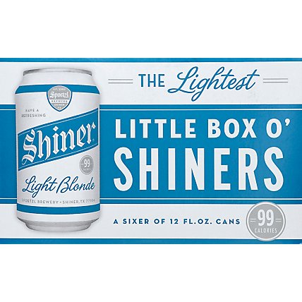 Shiner Light Blonde In Cans - 6-12 Fl. Oz. - Image 3