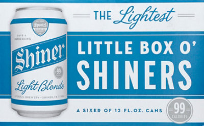 Shiner Light Blonde In Cans - 6-12 Fl. Oz. - Image 3