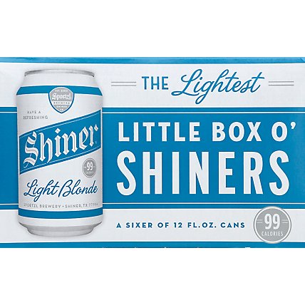 Shiner Light Blonde In Cans - 6-12 Fl. Oz. - Image 2