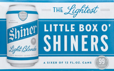 Shiner Light Blonde In Cans - 6-12 Fl. Oz. - Image 2