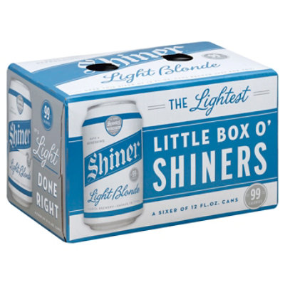 Shiner Light Blonde In Cans - 6-12 Fl. Oz.