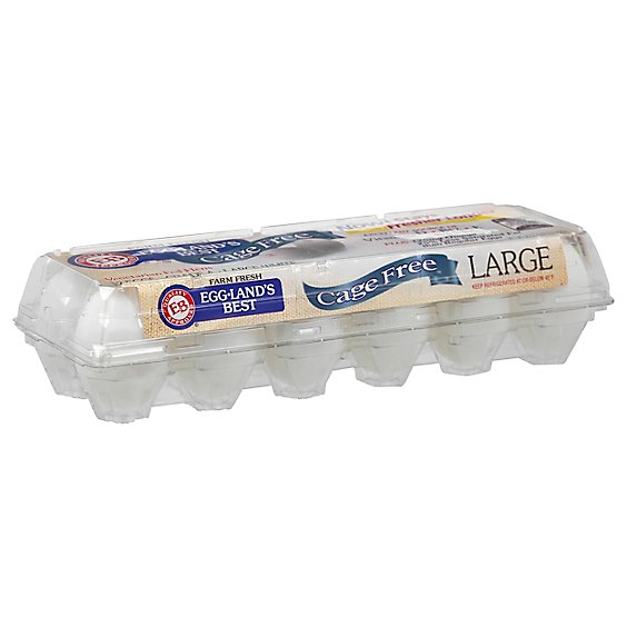 Eggland's Best Large A Cage Free White - 12 Count
