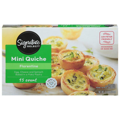 American Bistro Vegetarian Mini Quiche Trio Pastries, 15 mini quiches at Whole  Foods Market
