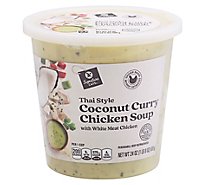 Signature Cafe Thai Styled Coconut Curry Chicken Soup - 24 Oz.
