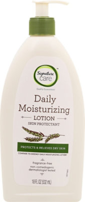 Signature Select/Care Lotion Moisturizing Skin Protectant Daily Fragrance Free - 18 Fl. Oz. - Image 2