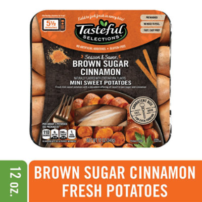 Tasteful Selections Brown Sugar Cinnamon Season And Savor Sweet Potatoes - 12 Oz