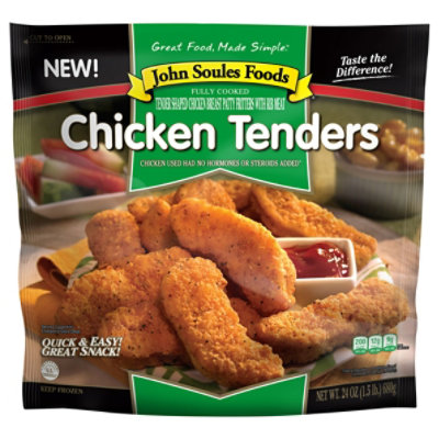 John Soules Chicken Breast Patty Fritters With Rib Meat Fully Cooked - 1.5 Lb - Image 3