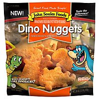 John Soules Foods Chicken Nuggets Fully Cooked Dino Shaped - 1.50 LB - Image 3