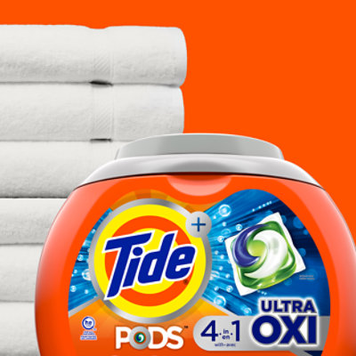 Tide Plus PODS Liquid Laundry Detergent Pacs 4 In 1 Ultra Oxi - 32 Count - Image 4