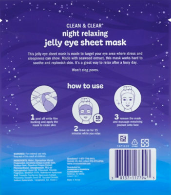 Clean & Clear Jelly Mask - Each - Image 3