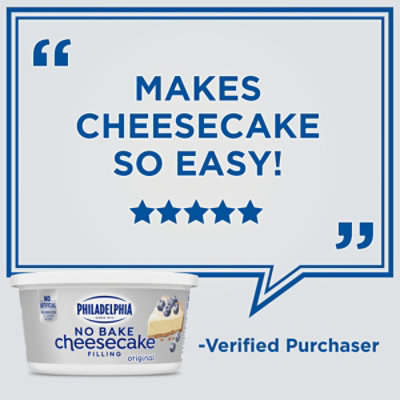 Philadelphia No Bake Original Cheesecake Filling Tub - 24.3 Oz - Image 6