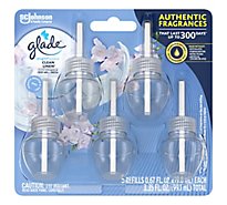 Glade PlugIns Scented Oil Refill Clean Linen Essential Oil Infused Plug In 3.35 FL OZ 5 ct